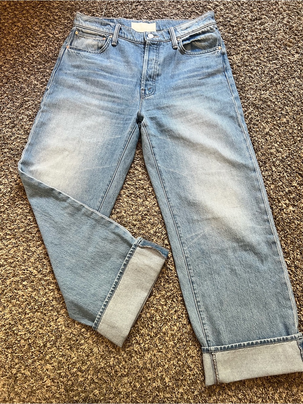 Mother Denim Lil’ Dodger Button Hover Cuff 27